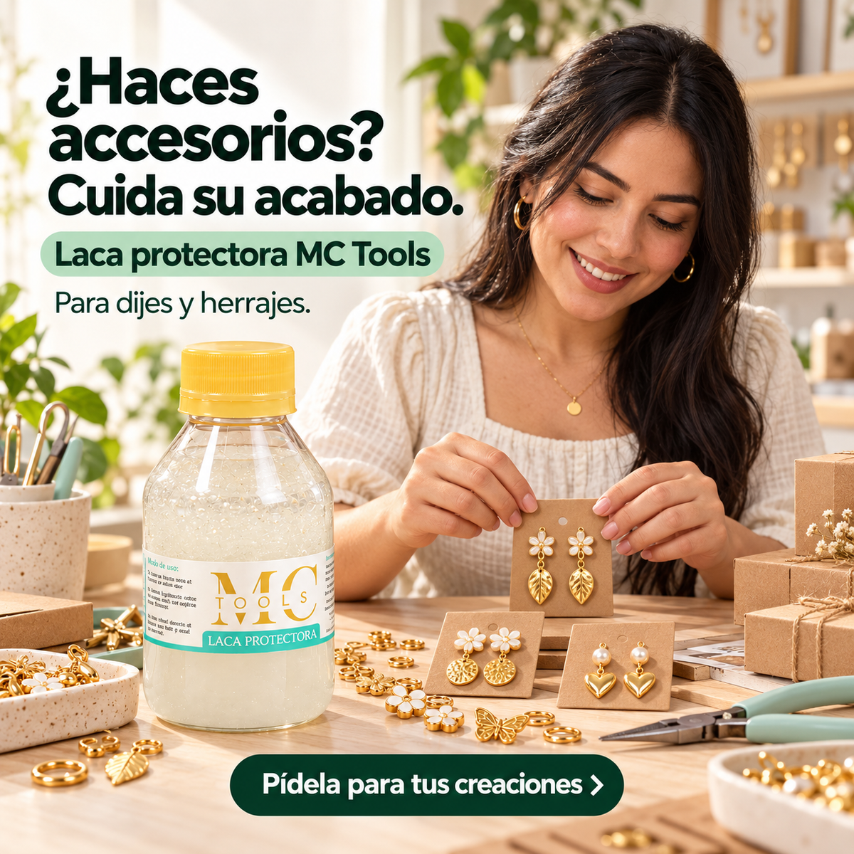 Laca Americana protectora para bisutería