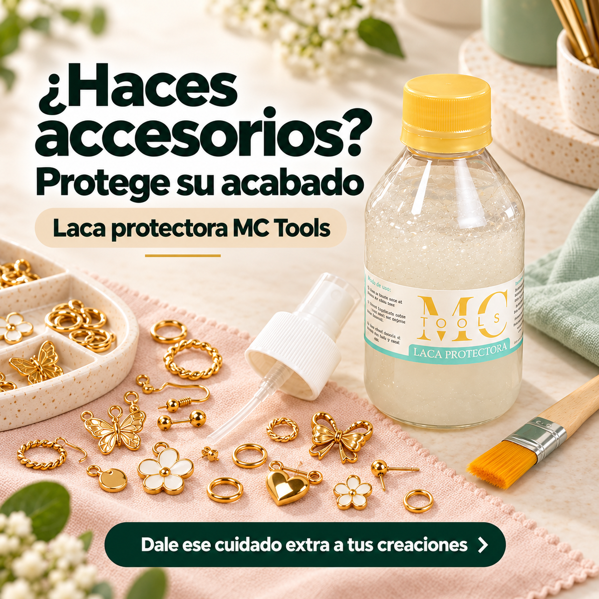 Laca Americana protectora para bisutería