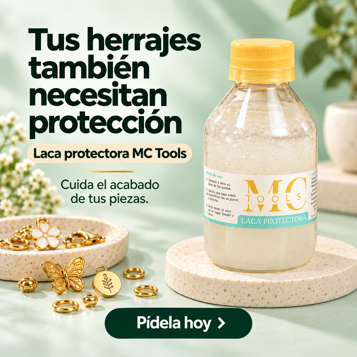 Laca Americana protectora para bisutería